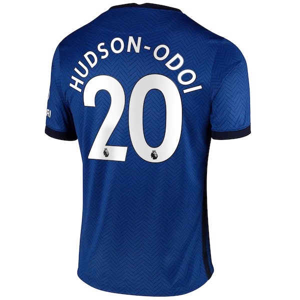 Camiseta Chelsea NO.20 Hudson Odoi Primera equipo 2020-2021 Azul